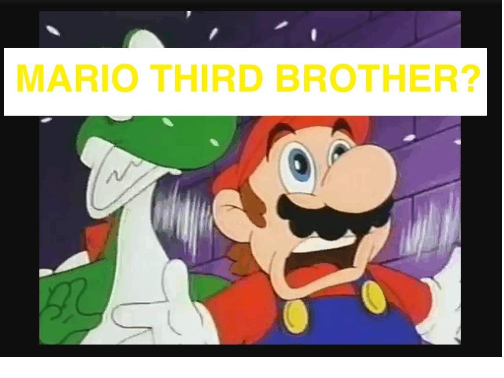 Who is marioa third brother? | Mario Amino