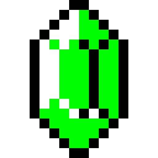 Rupee Pixel Art | Zelda Amino