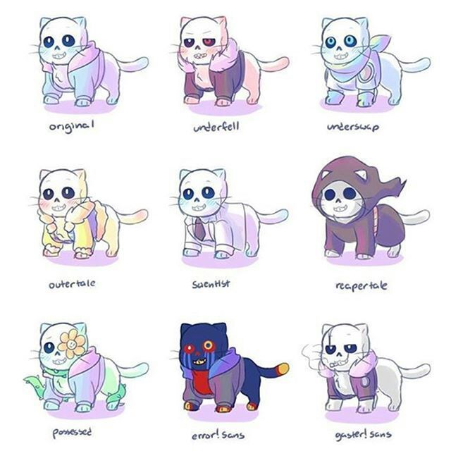 All Sans Cats | Undertale Amino