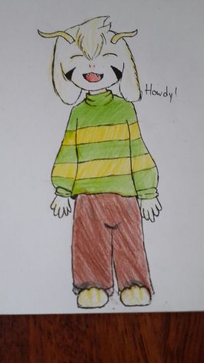 Asriel drawing | Undertale Amino