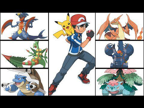 Resultado de imagen de pokemon de ash mega evolucion