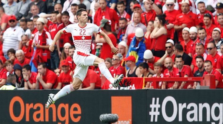 Switzerland Vs Albania Minute By World Cup Amino It Was A Huge Mistake By The Goalie Though Since He Clearly Shouldn T Of Went Diving In To Try And Get Ball But Anyway Switzerland Are 1 0 Up