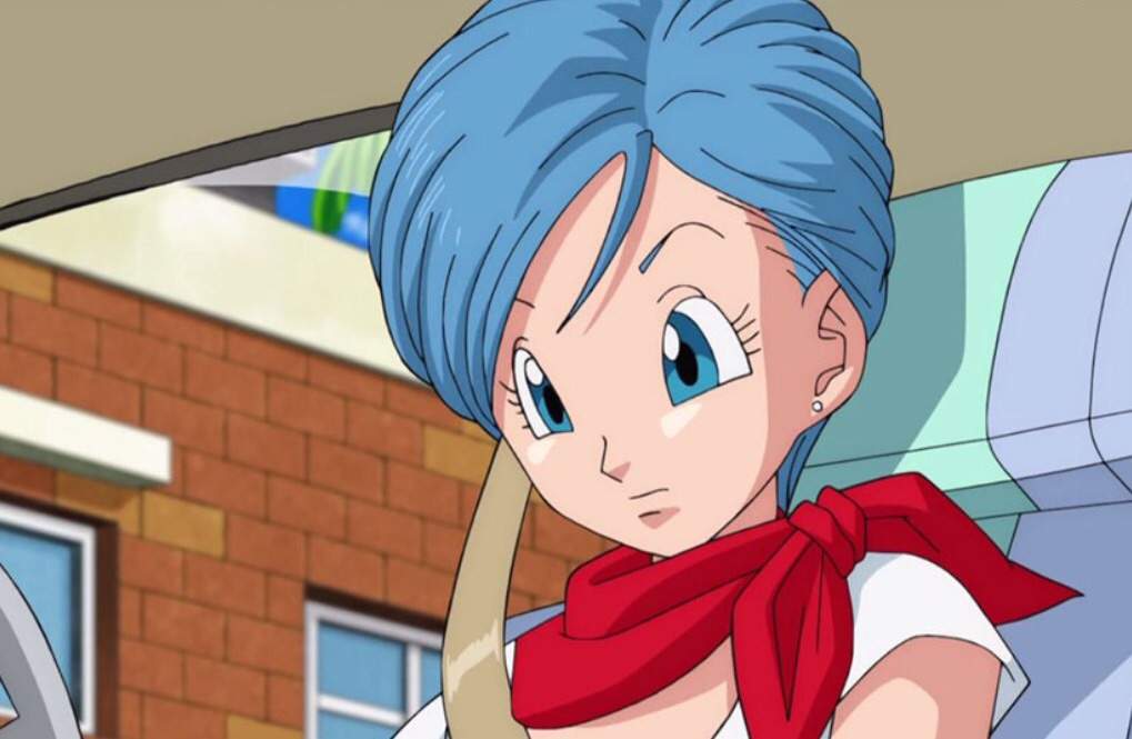 dragon ball character with blue hair