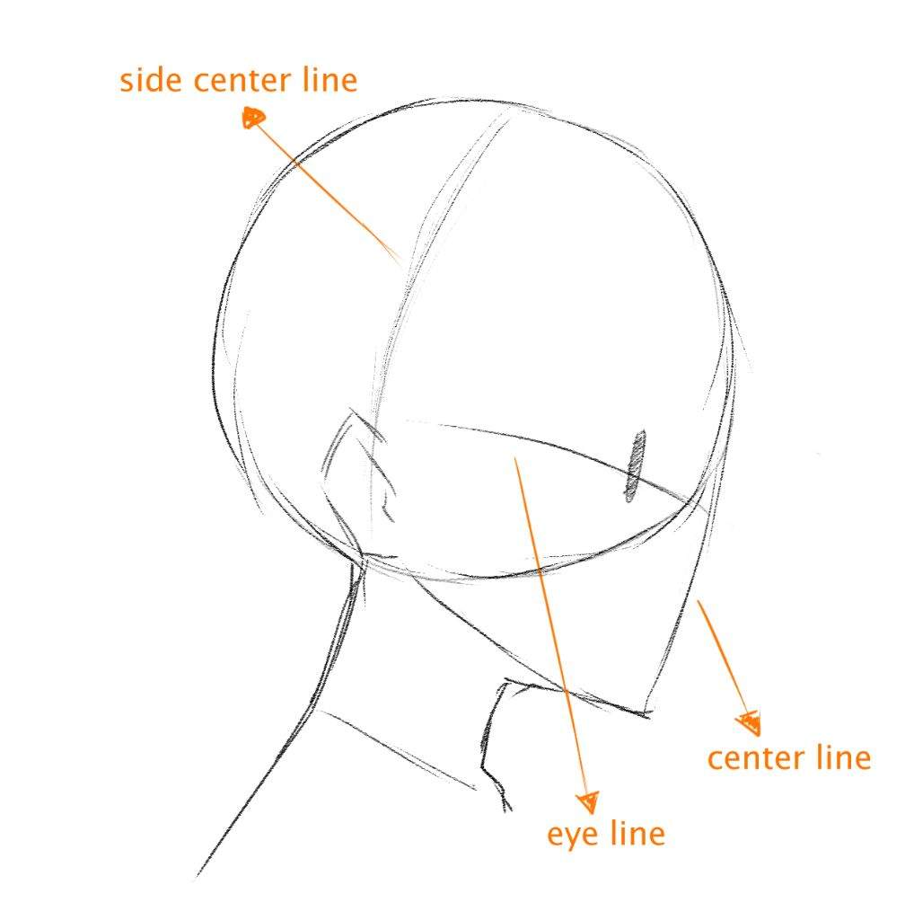 Anime Male Side Profile Drawing Reference - canvas-link