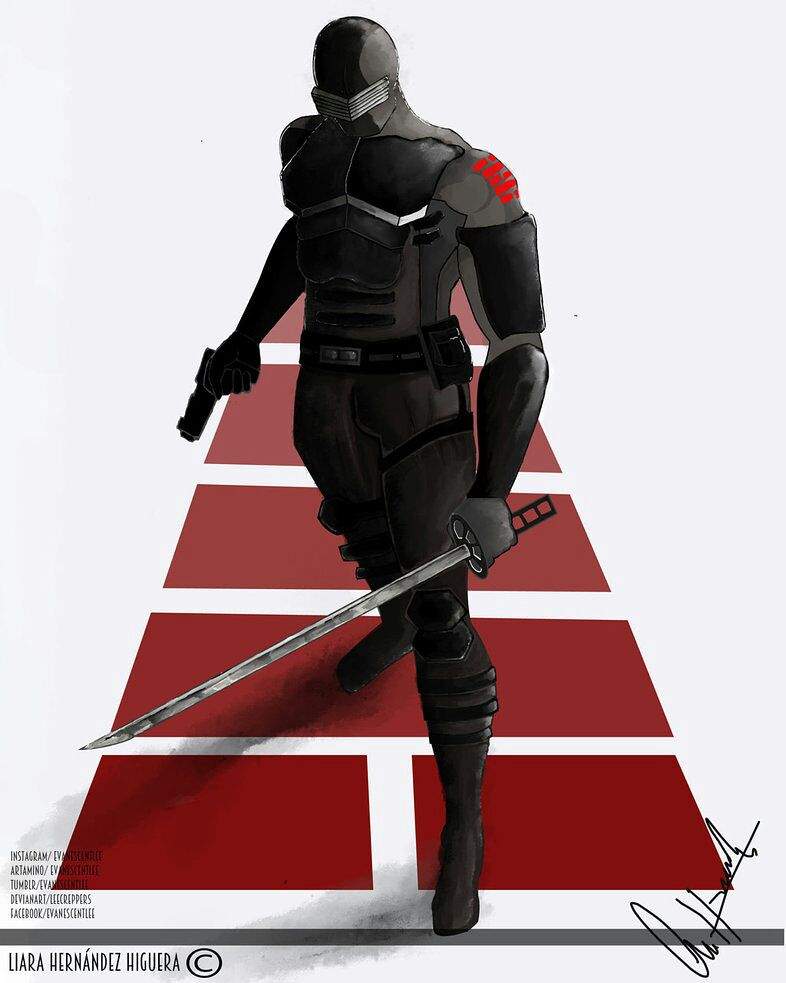 Snake Eyes de G.I Joe. 