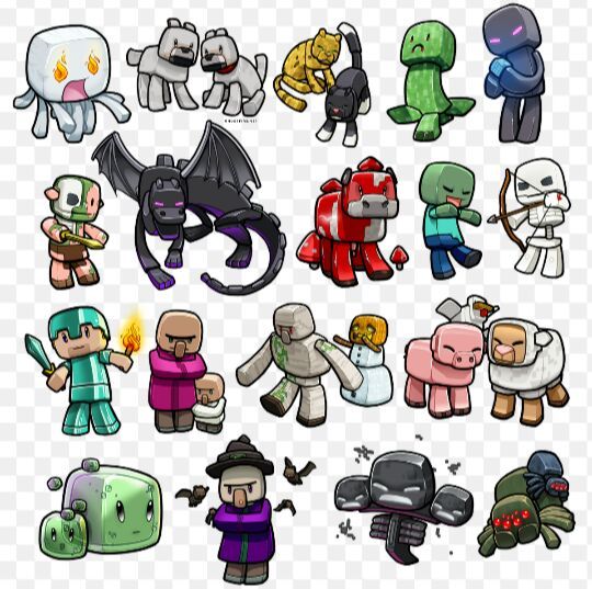 Todos Los Personajes De Minecraft Minecraft Amino • Crafters Amino 8589