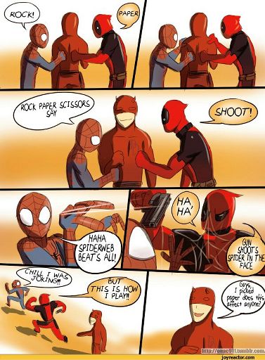 SPIDERMAN, DAREDEVIL AND DEADPOOL | •Cómics• Amino