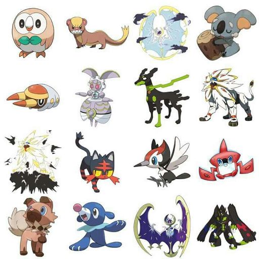 Todos los pokémons de la 7ma generacion (hasta ahora) | •Pokémon• En ...