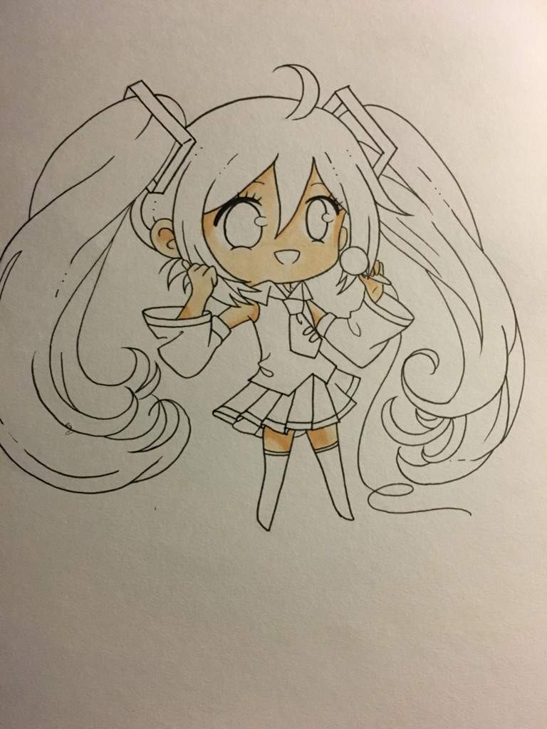 Drawing Chibi Hatsune Miku | Anime Amino