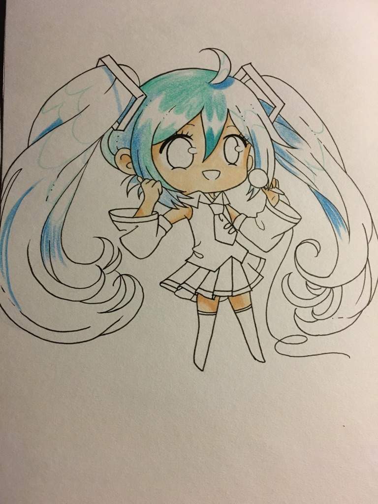 Drawing Chibi Hatsune Miku | Anime Amino