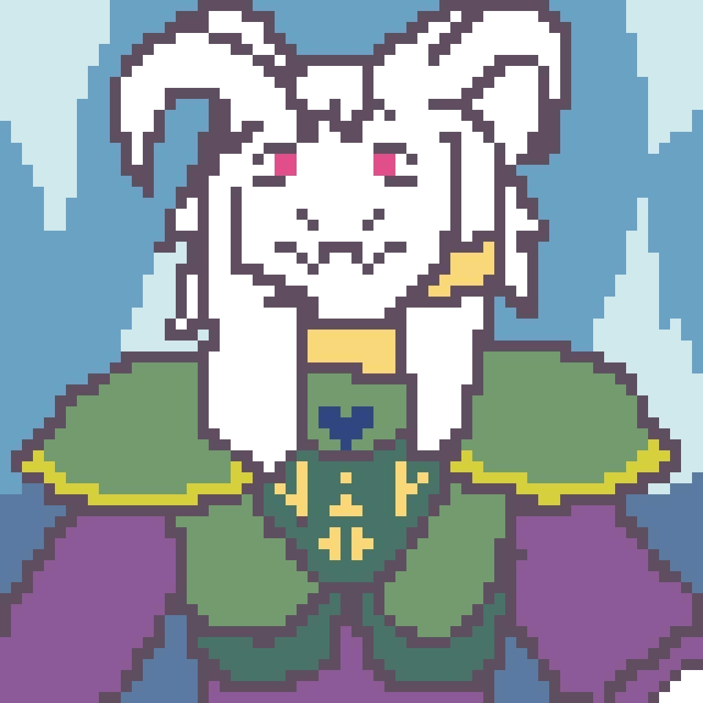 Pixel art EmpireTale King | Undertale Amino