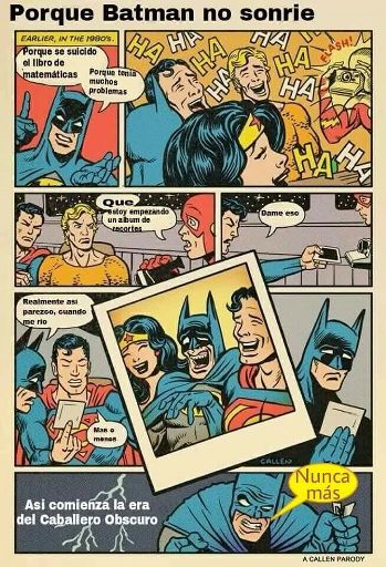 Por qué batman no sonrie? | •Cómics• Amino