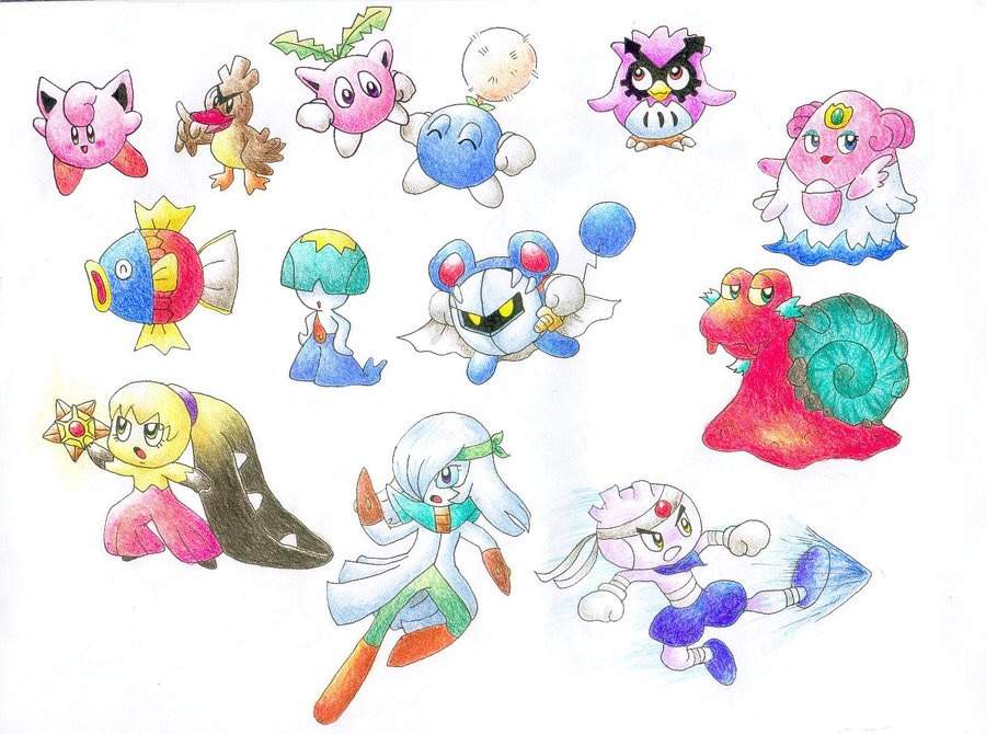 If kirby was a pokemon | Pokémon Amino