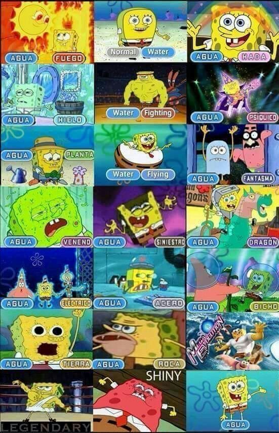 Bob esponja es un pokemon xd | •Pokémon• En Español Amino