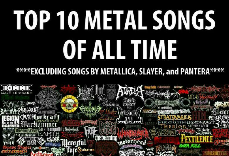 Top 10 metal songs of all time? Metal Amino