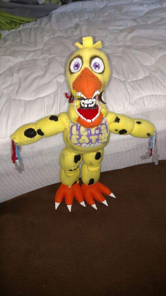 withered chica plush