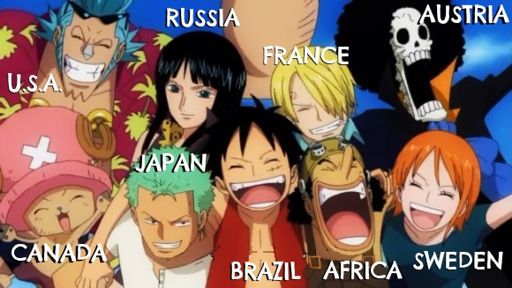 Straw Hats Countries Representation | One Piece Amino