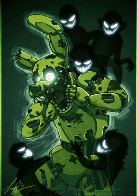 Springtrap the Spring Lock Suit | Five Nights At Freddy's Amino