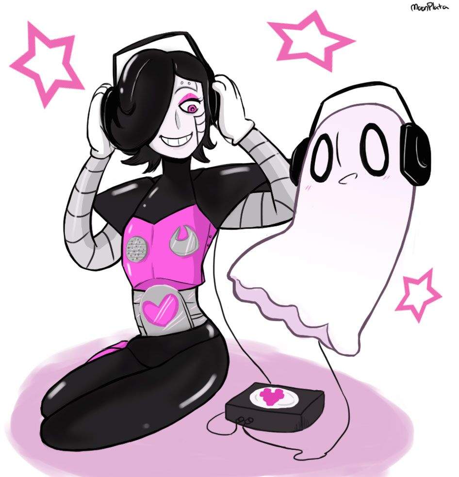 Napstablook and Mettaton cute | Undertale Amino