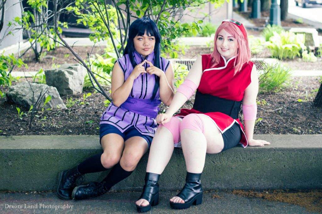 Sakura Haruno + Hinaya Hyuuga THE LAST Cosplay Amino