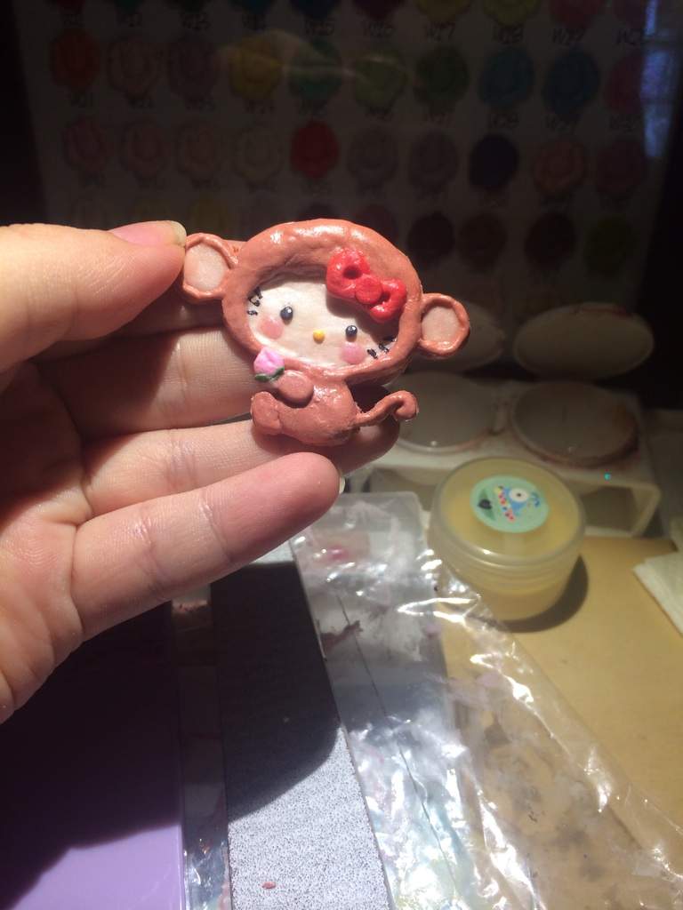 Hello Kitty粉雕猴子| Crafty Amino