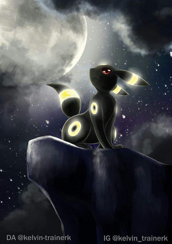 Eevee Evolution Umbreon Pokemon Amino