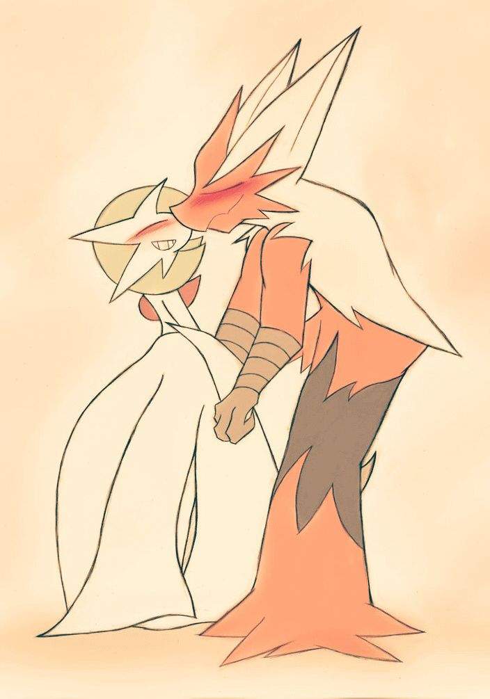 Pokedibujos Mega Blaziken Y Mega Gardevoir Pokemon En Espanol Amino