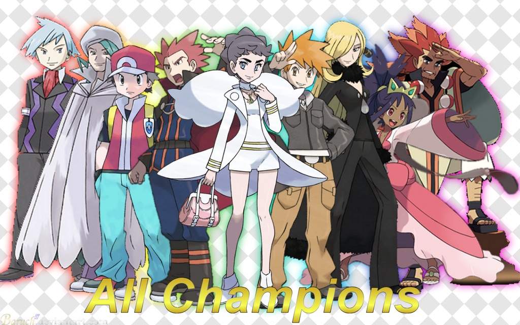 Kirkegård Gå rundt grad Which Pokémon Champion Is The Strongest??? | Pokémon Amino