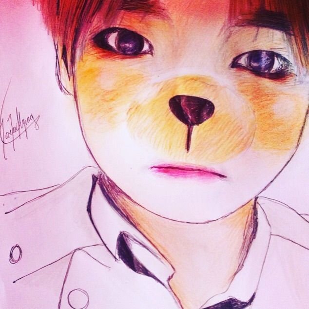 Draw Bear Taehyung | K-Pop Amino