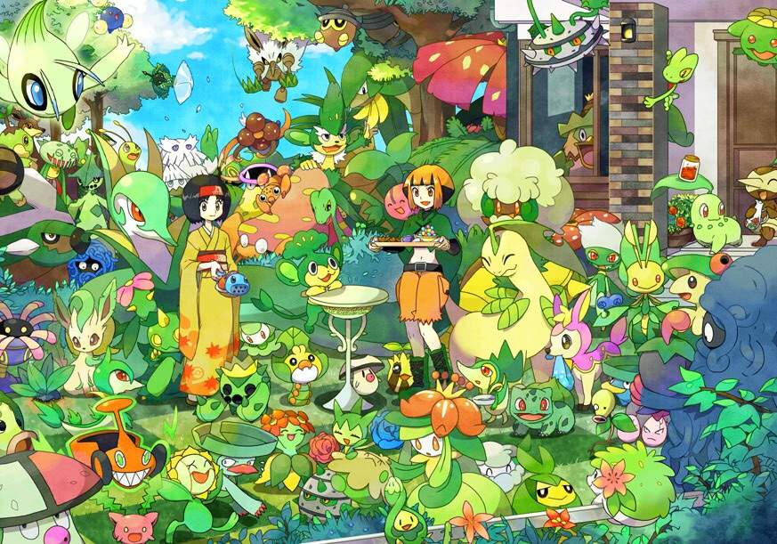 Top 5 Grass Type Pokemon Pokemon Amino