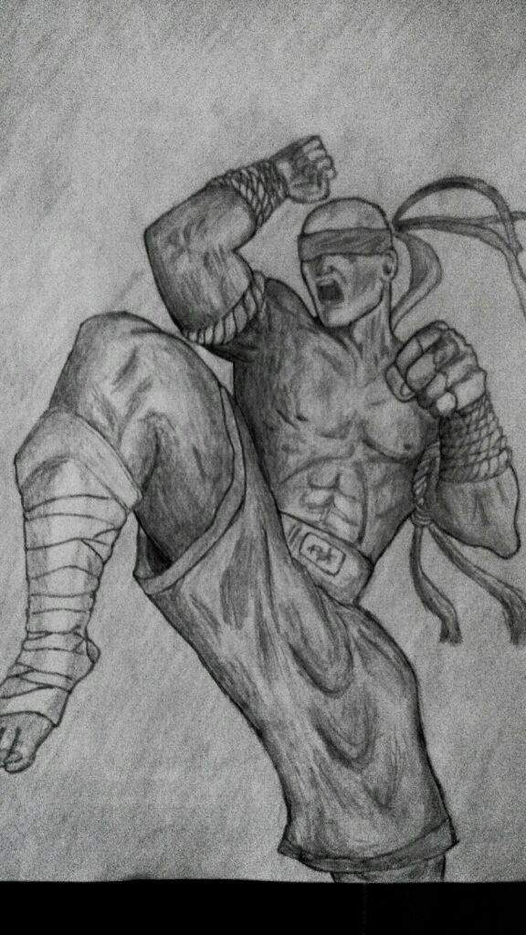 muay thai lee sin drawing