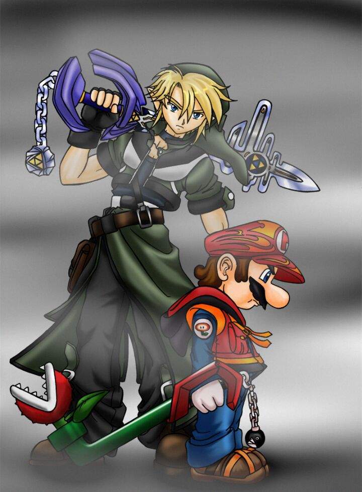 Mario x Zelda CROSSOVER (A Link Between Worlds and Super Mario Sunshine ...