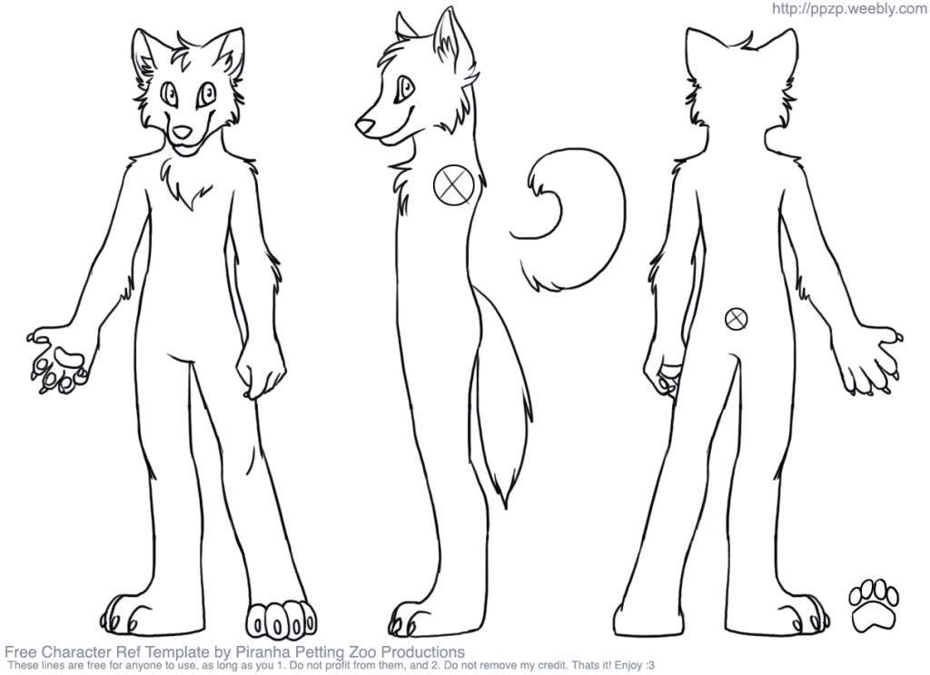 Free To Use Lineart References | Wiki | Furry Amino