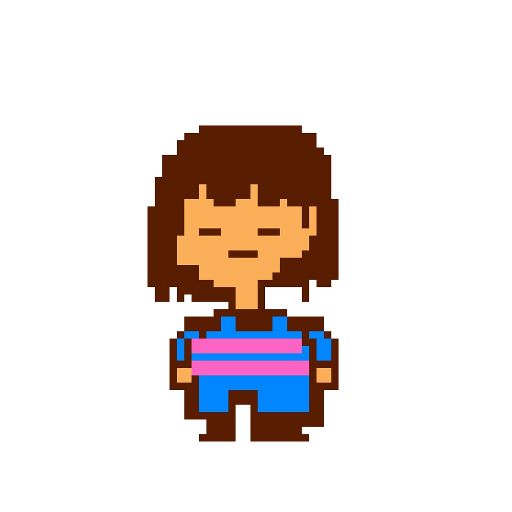 Pixelated Frisk | Undertale Amino