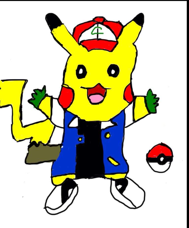 Ash Pikachu Drawing Pokémon Amino