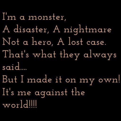 So What If You Can See The Darkest Side Of Me