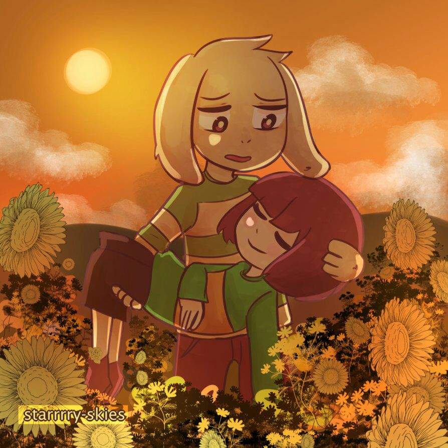 Chara and Asriel | Wiki | Undertale Amino