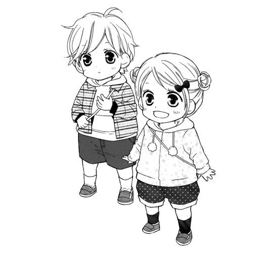 Anime Twins Boy And Girl Baby