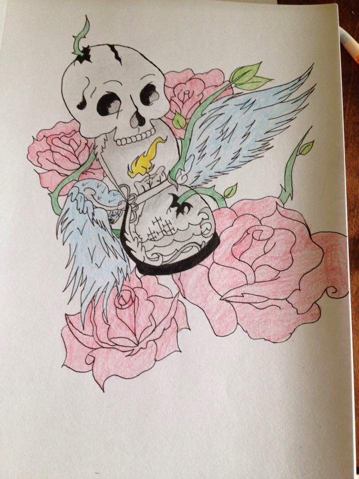 Featured image of post View 26 Hourglass Rose Skull Drawing