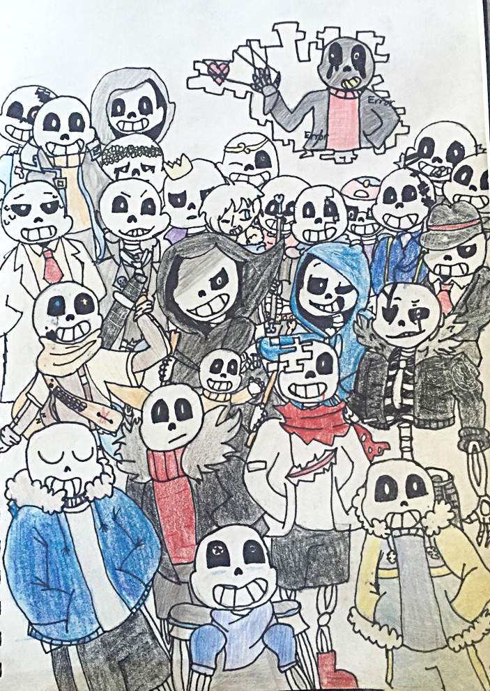 Sans AU Drawing | Undertale Amino