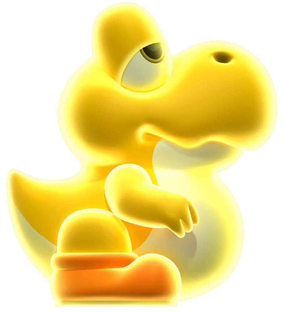 gold yoshi plush