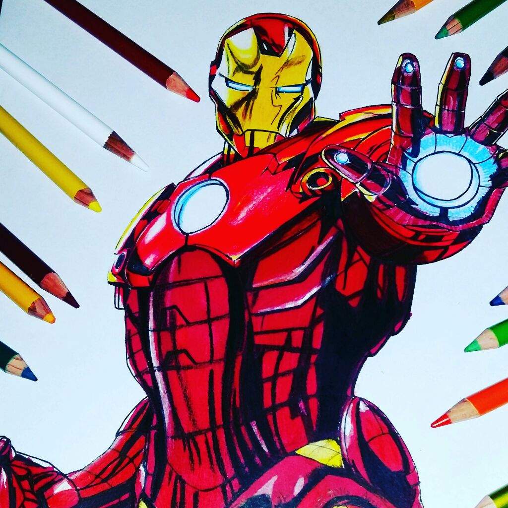 Iron Man drawing Art Amino