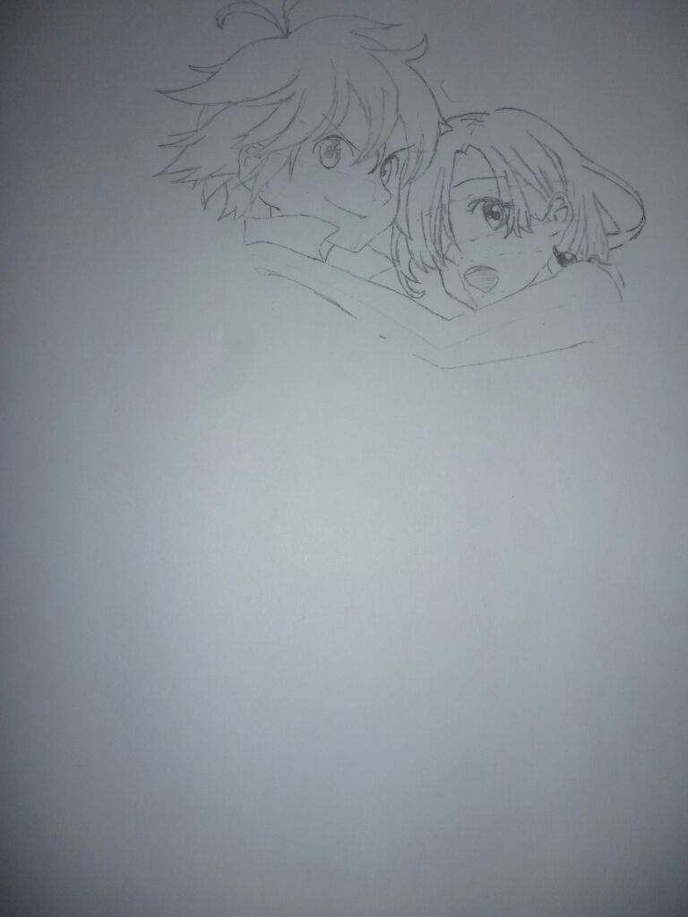 Dibujo Nanatsu no Taizai~Meliodas & Elizabeth | •Anime• Amino