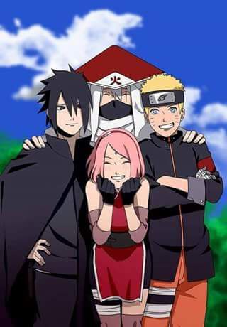 Naruto ,sasuke, sakura y kakashi sensei | •Anime• Amino