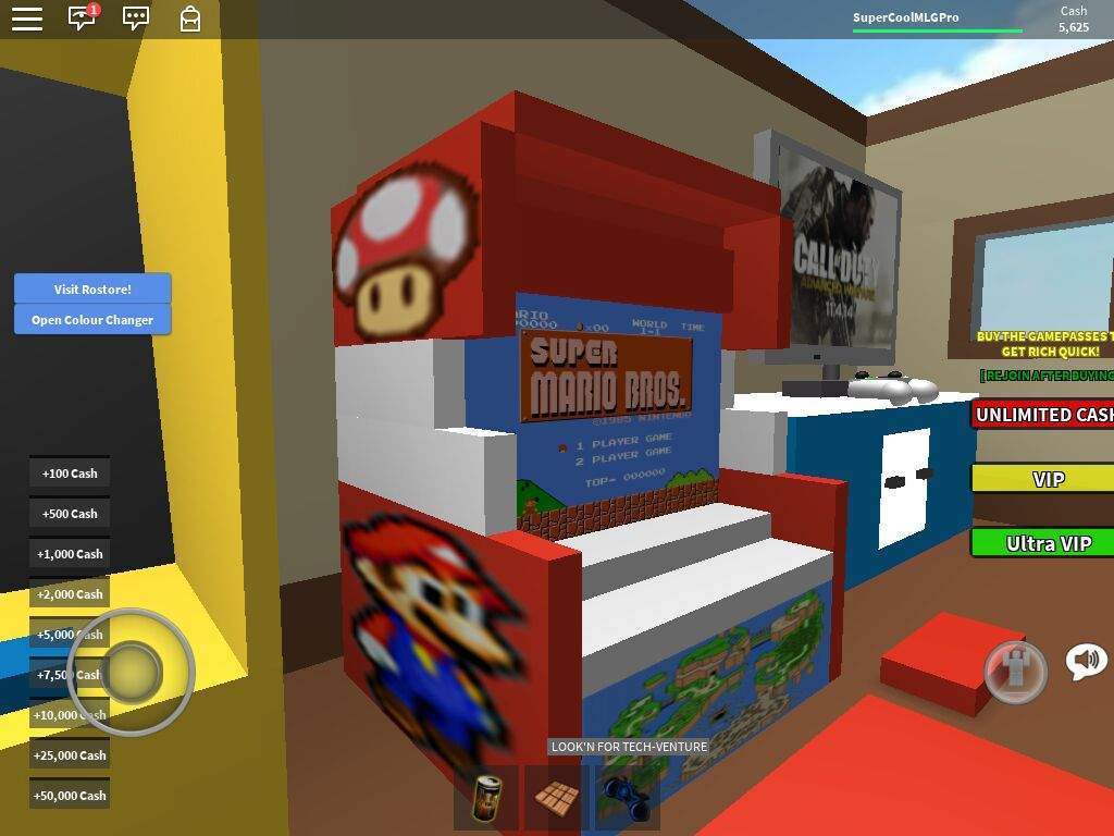 Was Playing Roblox And On A Tycoon Mario Amino - 2 plr game roblox