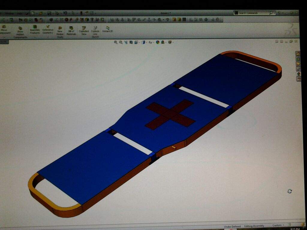 Solidworks stretcher design Maker Amino