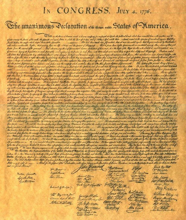 The Declaration Of Independence | Wiki | The United States Amino