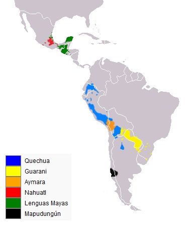 Quechua Language Map