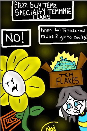 FLowey and Temmie Fanart Comic | Undertale Amino