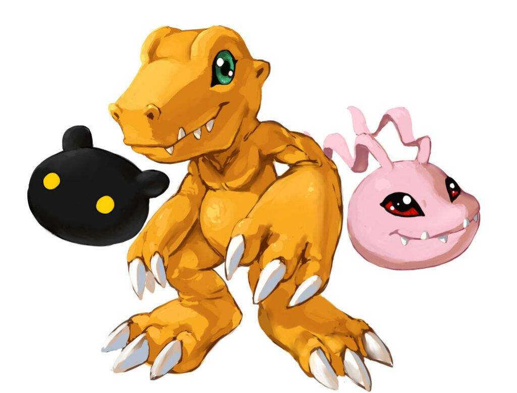 agumon evolution statue